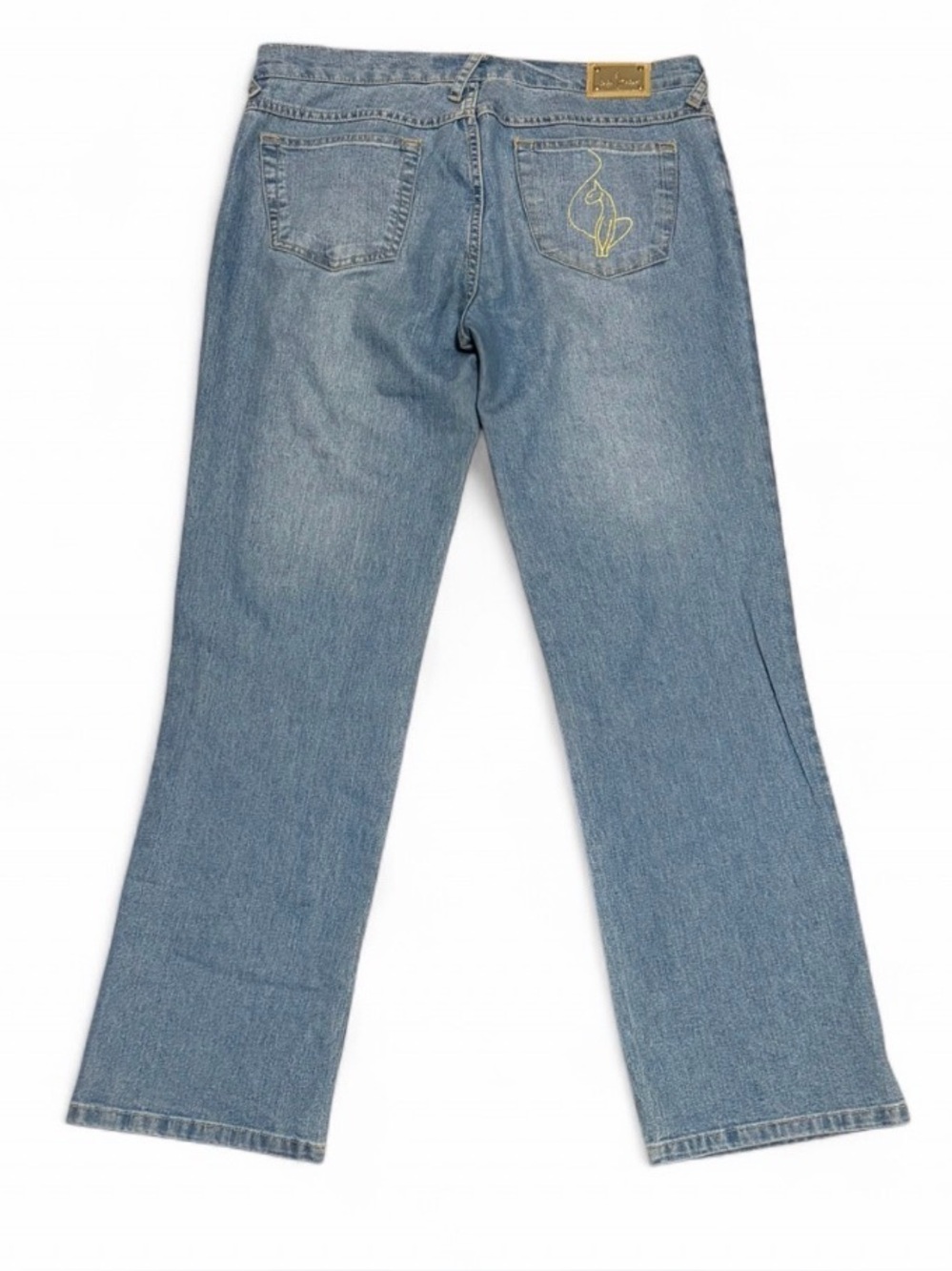Baby Phat Vintage Y2K Embroidered Bootcut Jeans